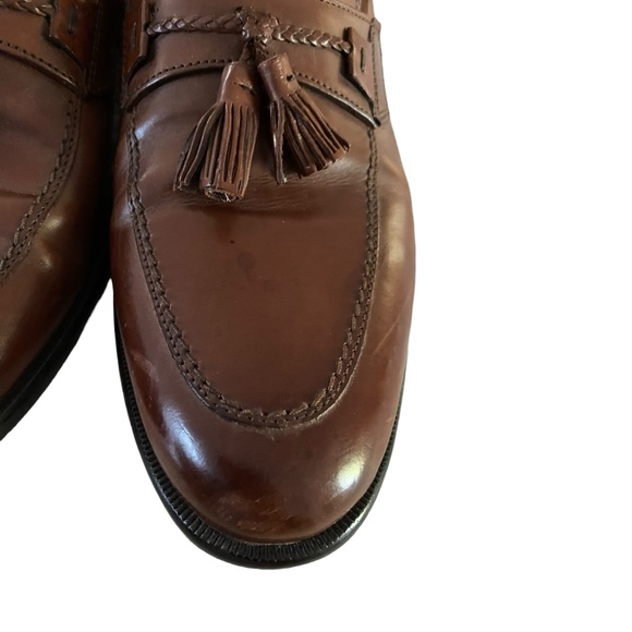 Johnston & Murphy Brown Leather Vauter Tassel Loafers Size 11 main image 5